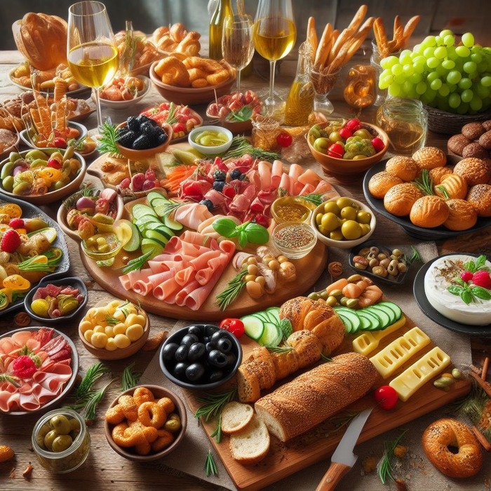 Festejemos con Sazón. Ideas para Mesas de Aperitivos Salados que Harán que tus Invitados Babeeeen.